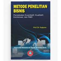 Image of Metode penelitian bisnis(pendekatan kuantitatif,kualitatif dan R&D)