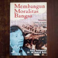 Image of Membangun moralitas bangsa
