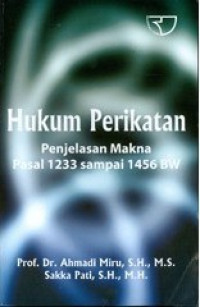 Image of Hukum perikatan: penjelasan makna pasal 1233 sampai 1456 bw