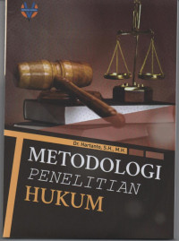 Image of Metodologi penelitian hukum