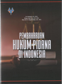 Image of Pembaharuan hukum pidana di Indonesia
