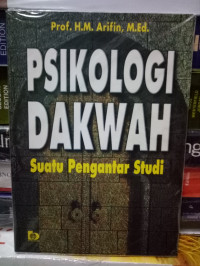 Image of Psikologi dakwah:suatu pengantar studi