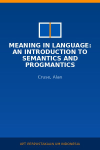 Image of Meaning in language: an introduction to semantics and progmantics