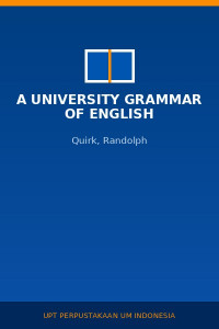 Image of A university grammar of english
