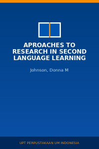 Image of Aproaches to research in second language learning