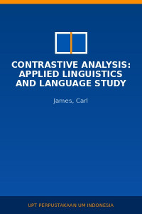 Image of Contrastive analysis: applied linguistics and language study