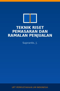 Image of Teknik riset pemasaran dan ramalan penjualan