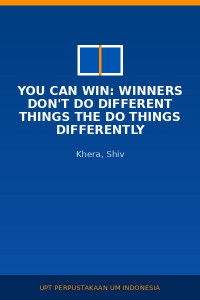 Image of You can win: winners don't do different things the do things differently