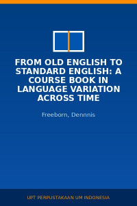 Image of From old english to standard english: a course book in language variation across time