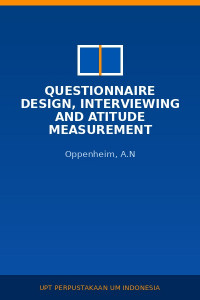 Image of Questionnaire design, interviewing and atitude measurement
