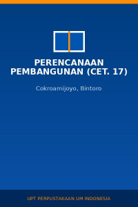 Image of Perencanaan pembangunan (Cet. 17)