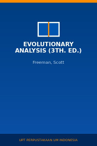 Image of Evolutionary analysis (3th. Ed.)