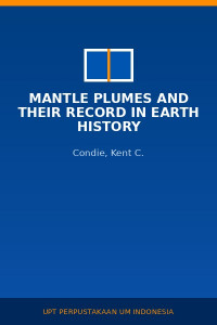 Image of Mantle plumes and their record in earth history