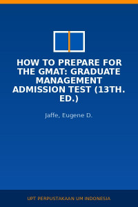 Image of How to prepare for the gmat: graduate management admission test (13th. Ed.)