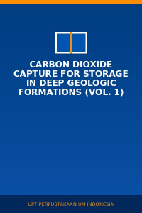 Image of Carbon dioxide capture for storage in deep geologic formations (vol. 1)