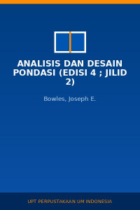 Image of Analisis dan Desain Pondasi (Edisi 4 ; Jilid 2)