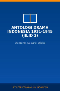 Image of Antologi Drama Indonesia 1931-1945 (Jilid 2)
