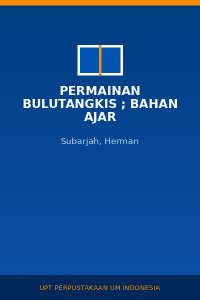 Image of Permainan Bulutangkis ; Bahan Ajar