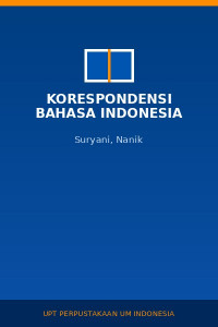 Image of Korespondensi bahasa indonesia