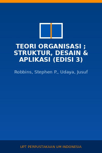 Image of Teori Organisasi ; Struktur, Desain & Aplikasi (Edisi 3)