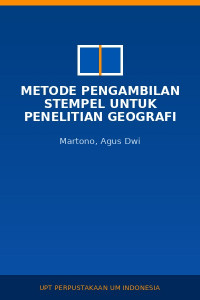 Image of Metode pengambilan stempel untuk penelitian geografi