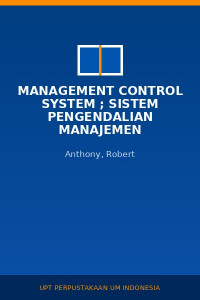 Image of Management Control System ; Sistem Pengendalian Manajemen
