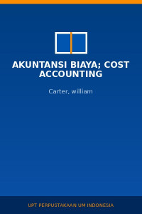 Image of Akuntansi Biaya; Cost Accounting