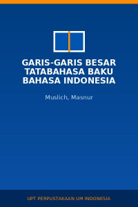 Image of Garis-garis Besar Tatabahasa Baku Bahasa Indonesia