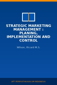 Image of Strategic Marketing Management : Planing, Implementation And Control