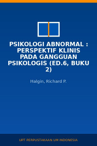 Image of Psikologi Abnormal : Perspektif Klinis Pada Gangguan Psikologis (Ed.6, Buku 2)