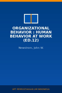 Image of Organizational Behavior : Human Behavior At Work (Ed.12)