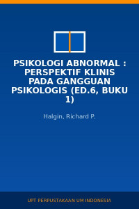 Image of Psikologi Abnormal : Perspektif Klinis Pada Gangguan Psikologis (Ed.6, Buku 1)