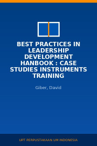 Image of Best practices In Leadership Development Hanbook : Case Studies Instruments Training