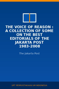 Image of The Voice Of  Reason : A Collection Of Some On The Best Editorials Of The Jakarta Post 1983-2008