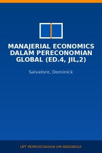 Image of Manajerial Economics Dalam Pereconomian Global (Ed.4, Jil,2)