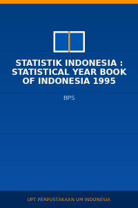 Image of Statistik Indonesia : Statistical Year Book Of Indonesia 1995