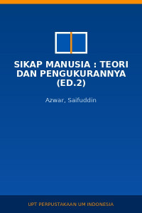 Image of Sikap Manusia : Teori Dan Pengukurannya (Ed.2)