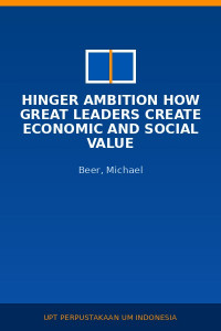 Image of Hinger Ambition How Great Leaders Create Economic And Social Value