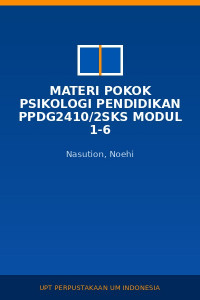 Image of Materi Pokok Psikologi Pendidikan PPDG2410/2SKS Modul 1-6