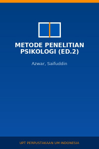 Image of Metode Penelitian Psikologi (Ed.2)