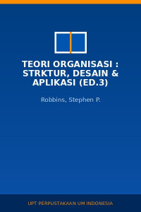 Image of Teori Organisasi : Strktur, Desain & Aplikasi (Ed.3)