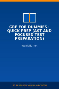 Image of GRE For Dummies : Quick Prep (Ast And Focused Test Preparation)