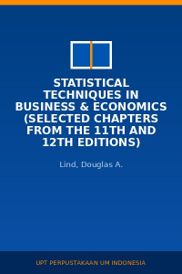 Image of Statistical Techniques In Business & Economics (Selected Chapters From The 11Th And 12Th Editions)