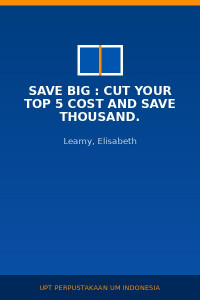 Image of Save Big : Cut Your Top 5 Cost And Save Thousand.