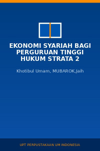 Image of Ekonomi Syariah Bagi Perguruan Tinggi Hukum Strata 2