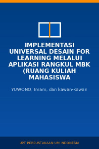Image of Implementasi Universal Desain For Learning Melalui Aplikasi Rangkul MBK (Ruang Kuliah Mahasiswa Berkebutuhan Khusus) Hambatan Pendengaran