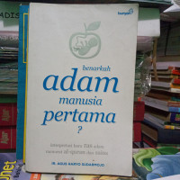 Image of Benarkah Adam Manusia Pertama?