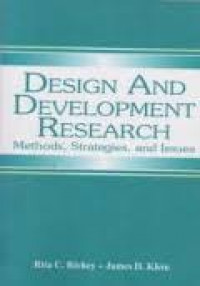 Image of Design And Development Research : Methods, Strategies, And Issues
