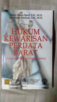 Image of Hukum Kewarisan Perdata Barat : Pewarisan Menurut Undang-Undang