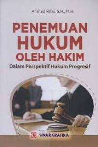 Image of Penemuan Hukum oleh Hukum : Dalam Perspektif Hukum Progresif